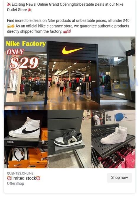 Nike factory outlets scam